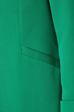 Ruched Sleeve Blazer