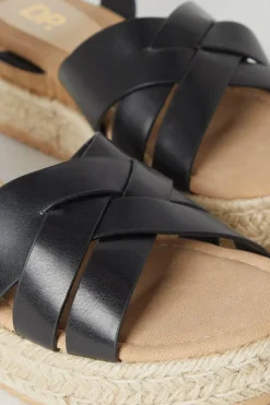 Rudi Interwoven Espadrille Wedge Sandals
