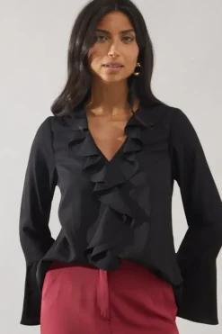 Ruffle Detail Blouse