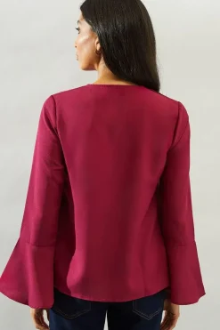 Ruffle Detail Blouse