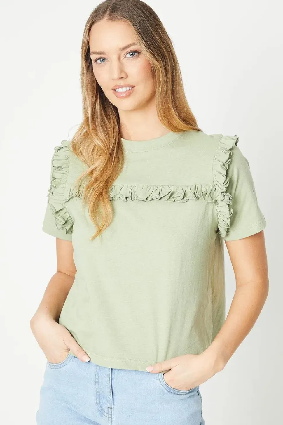 Ruffle Detail Tshirt