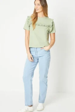 Ruffle Detail Tshirt