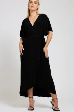 Ruffle Hem Maxi Dress