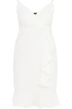 Ruffle Jacquard Dress