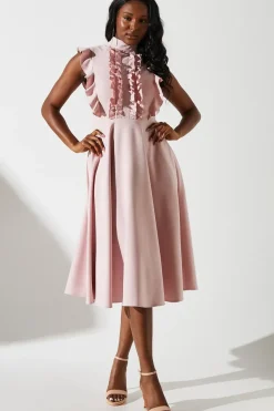 Ruffle Top Dress