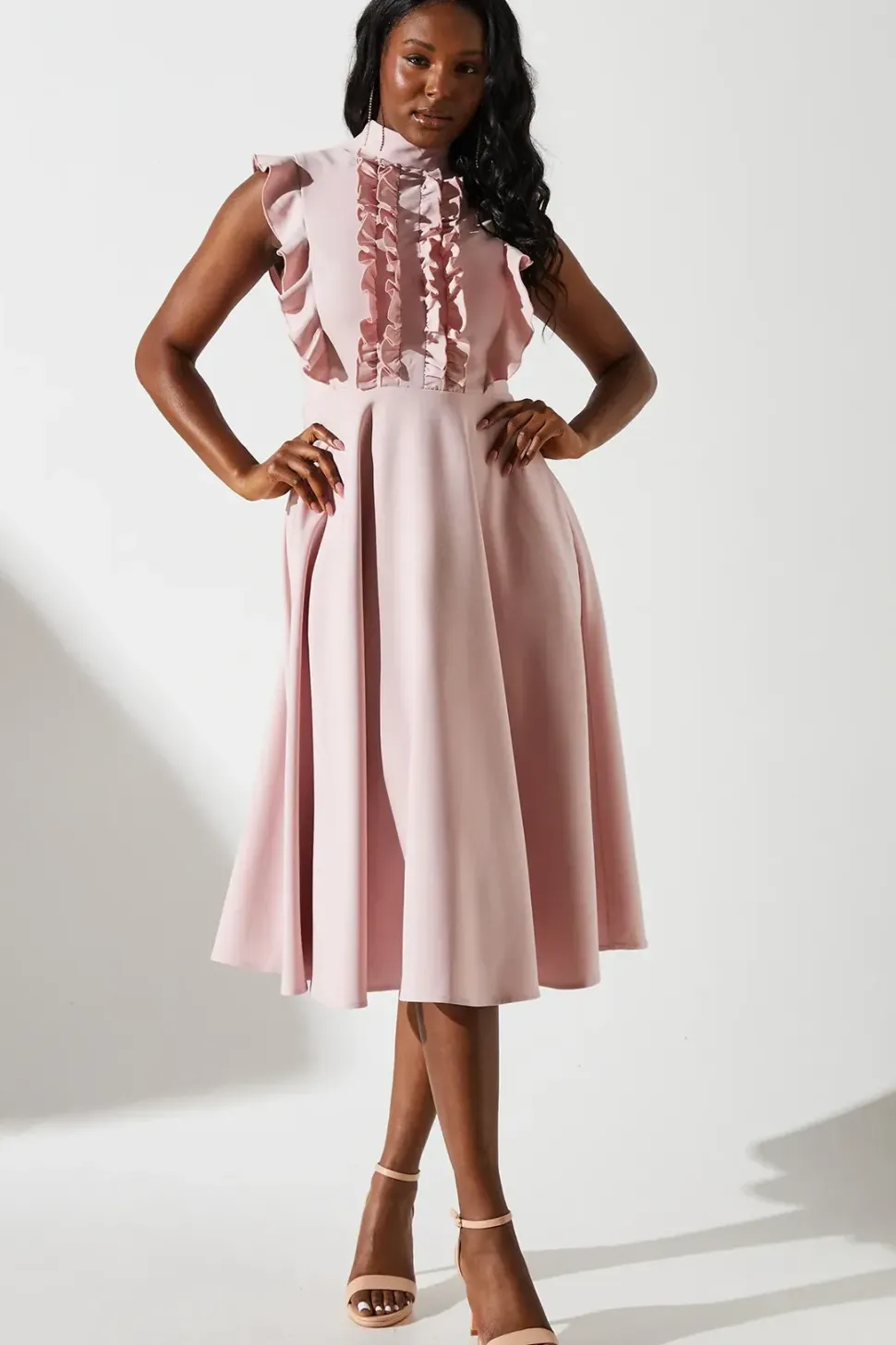 Ruffle Top Dress