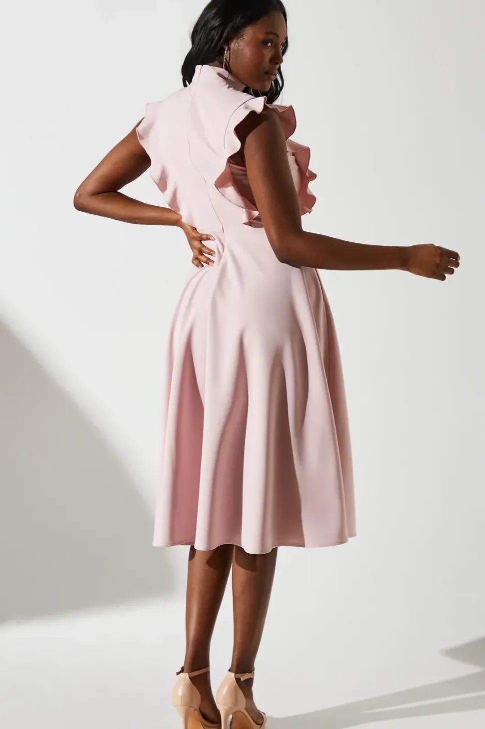 Ruffle Top Dress