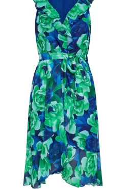 Ruffle Wrap Dress