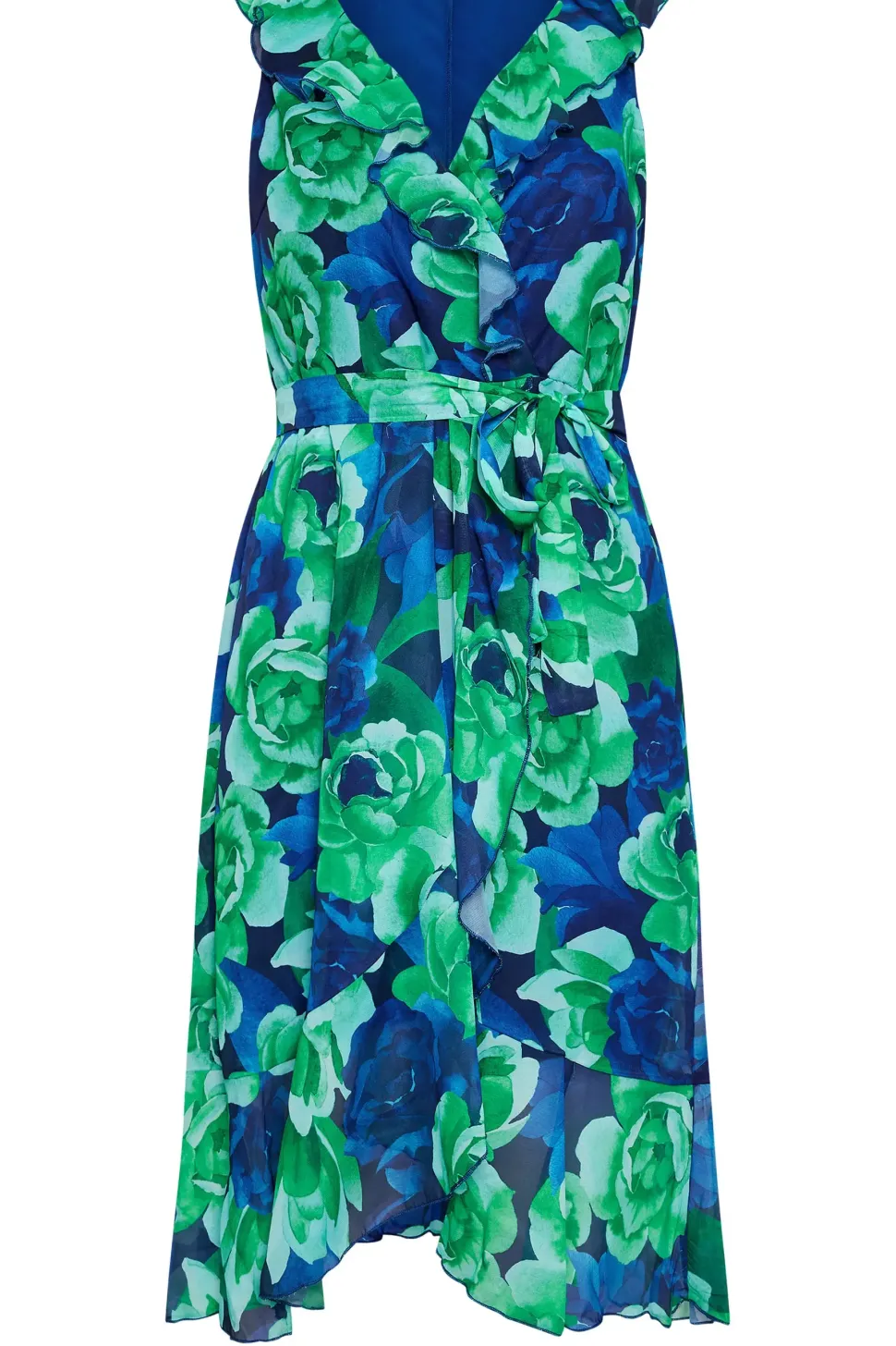 Ruffle Wrap Dress