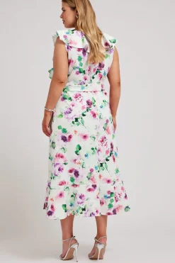 Ruffle Wrap Dress