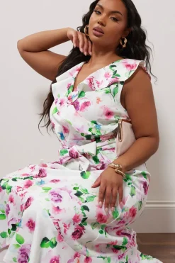 Ruffle Wrap Dress