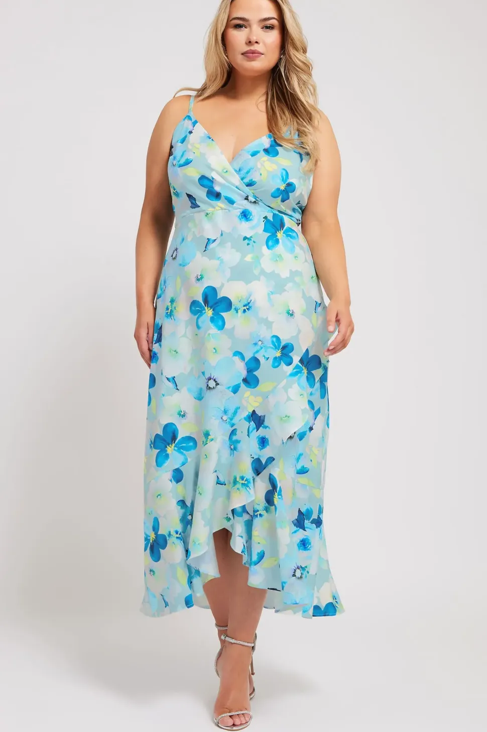 Ruffle Wrap Dress