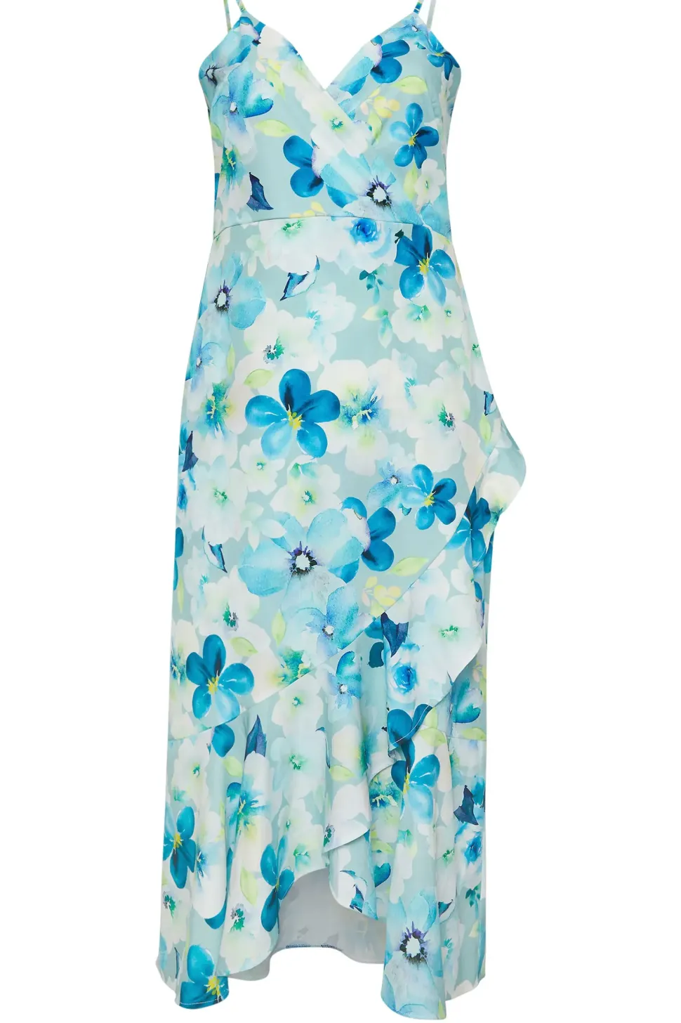 Ruffle Wrap Dress