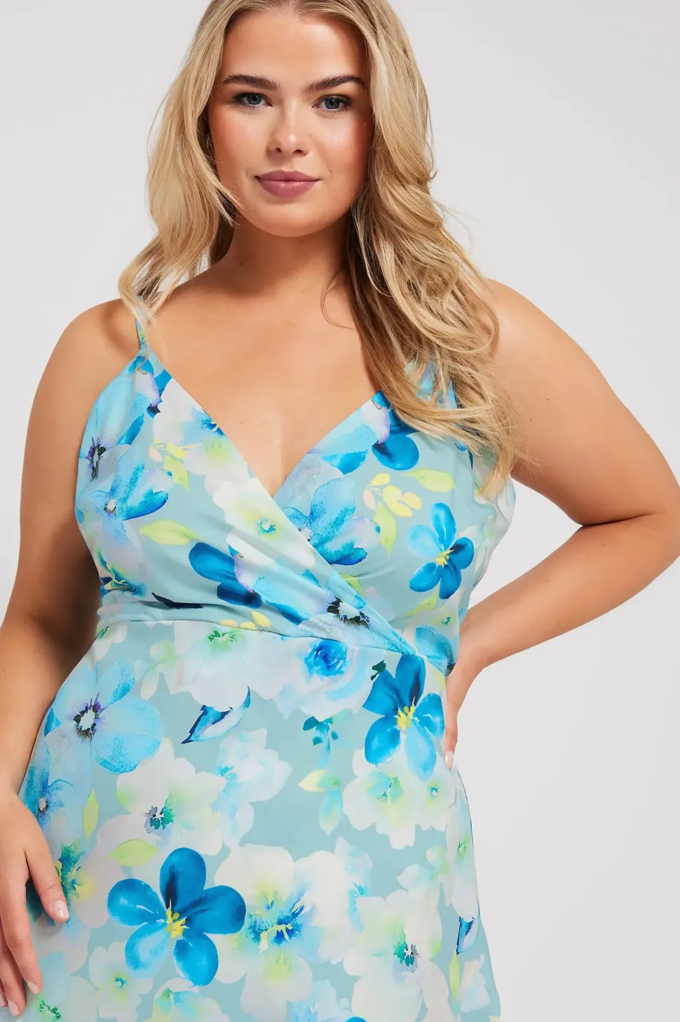 Ruffle Wrap Dress