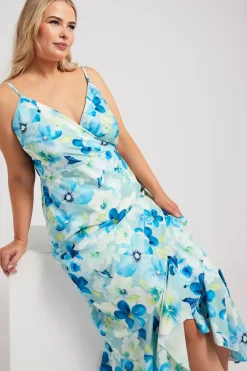 Ruffle Wrap Dress
