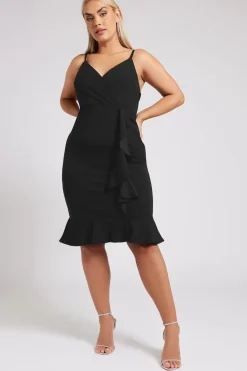 Ruffle Wrap Dress