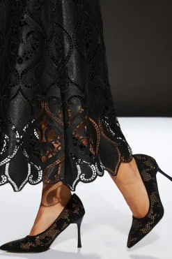 Runway 1.8.1.8 Camo Diamante Stiletto Court Shoes