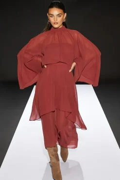 Runway 1.8.1.8 Cape Tiered Dress