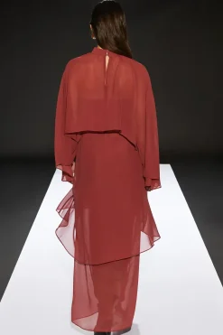 Runway 1.8.1.8 Cape Tiered Dress