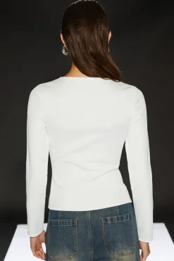 Runway 1.8.1.8 Corset Rib Scoop Neck Top