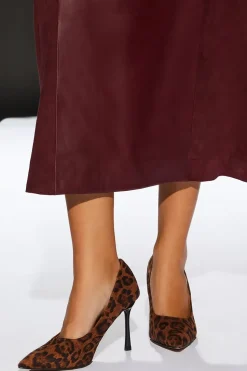 Runway 1.8.1.8 Leopard Print Stiletto Court Shoe