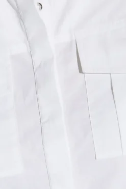 Runway 1.8.1.8 Poplin Cropped Boxy Utility Shirt