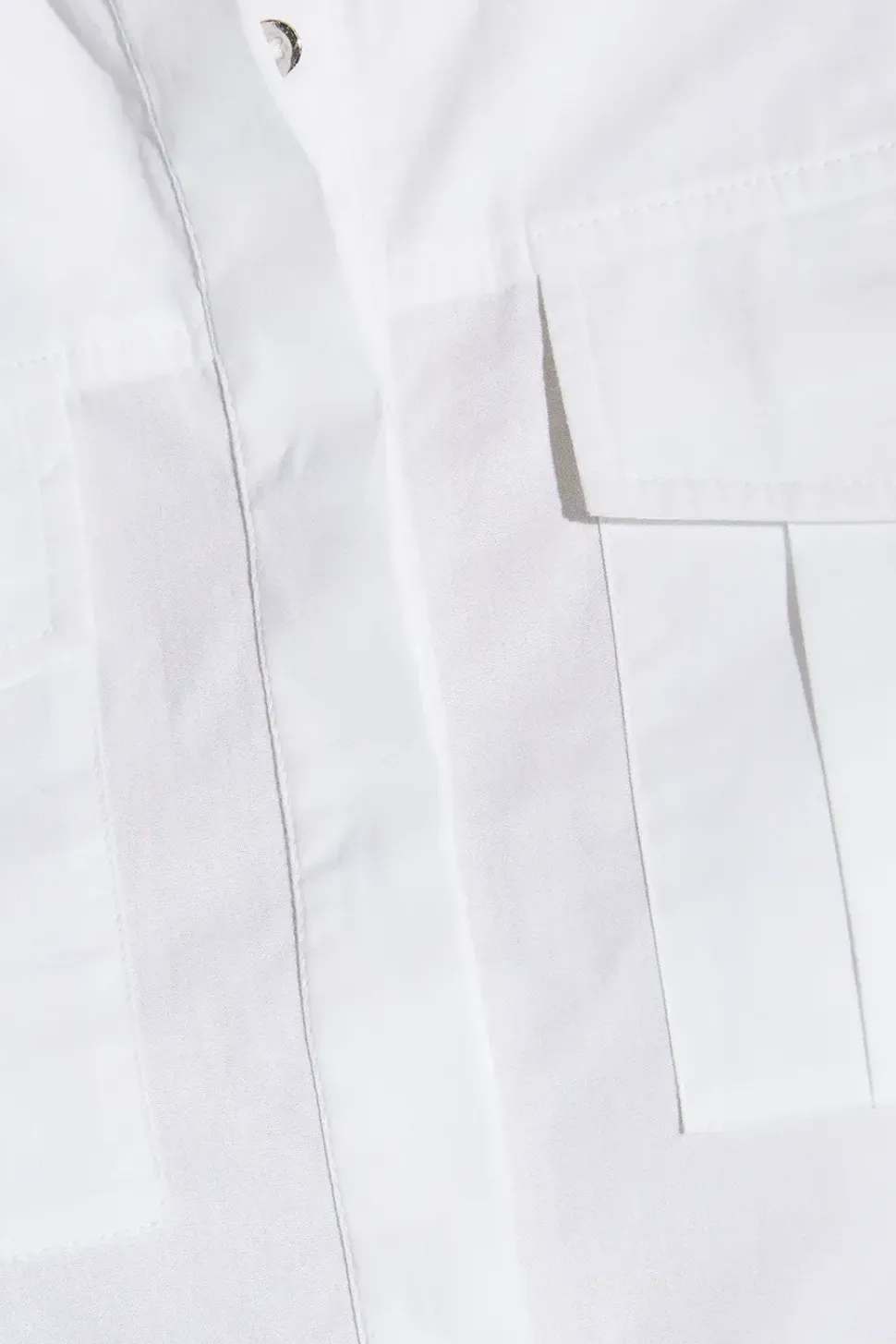 Runway 1.8.1.8 Poplin Cropped Boxy Utility Shirt