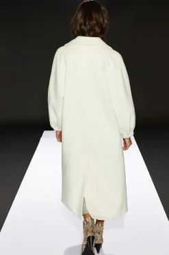 Runway 1.8.1.8 Wool Blend Maxi Double Breasted Coat