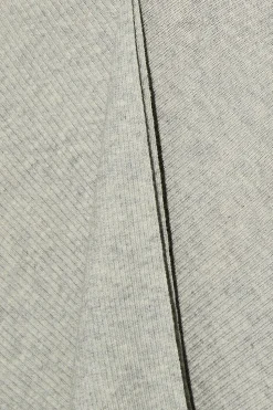 Runway 1.8.1.8 Wool Blend Rib Asymmetric Hem Dress