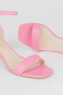 Sammy Low Block Barely There Heels