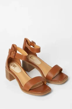 Sasha Comfort Stacked Low Block Heeled Sandals