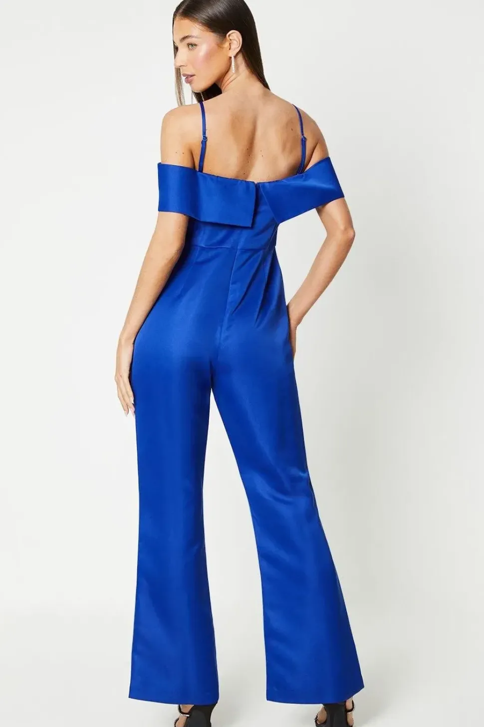Satin Bandeau Jumpsuit