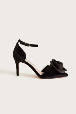Satin Corsage Heels