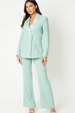 Satin Detail Tailored Blazer