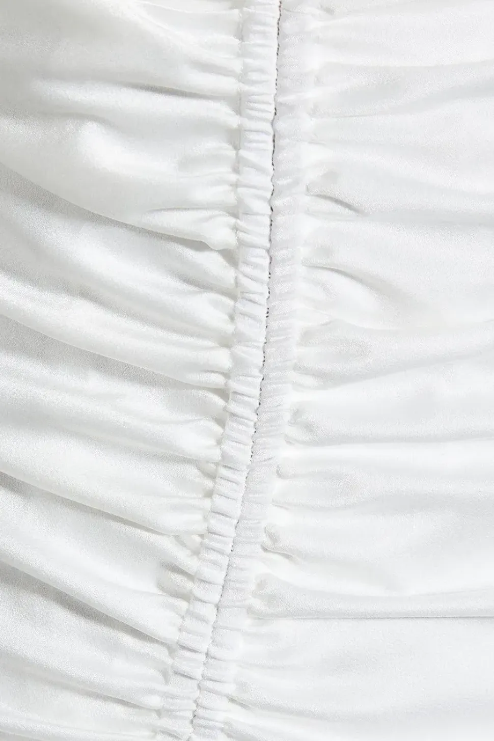 Satin Halterneck Ruched Front Maxi Dress