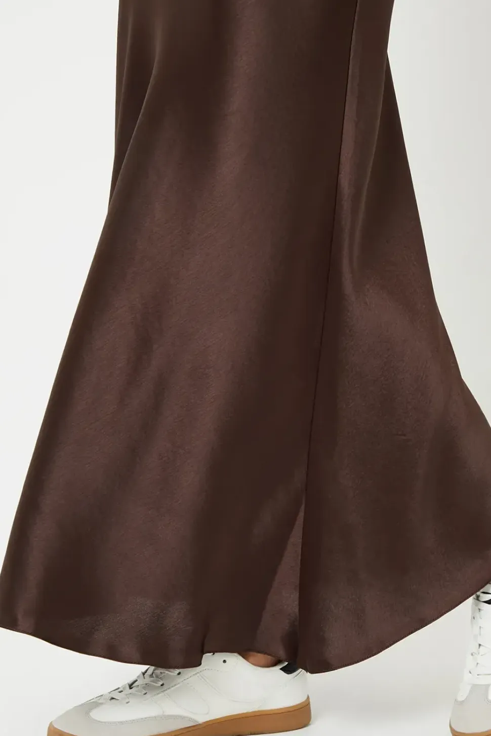 Satin Maxi Slip Skirt