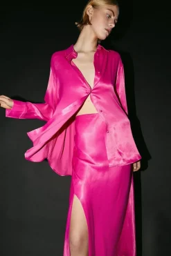Satin Slip Skirt