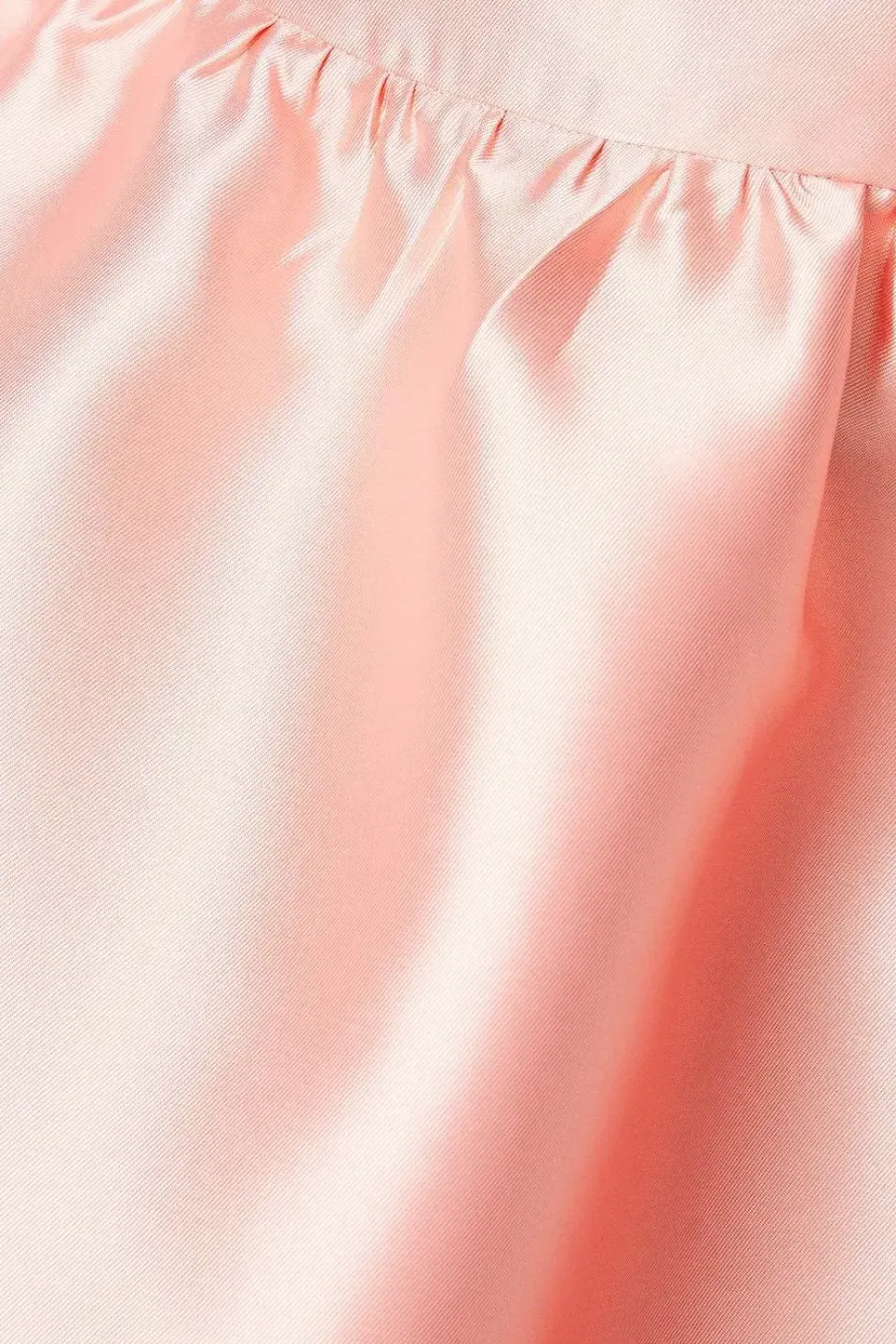 Satin Twill Full Midi Skirt