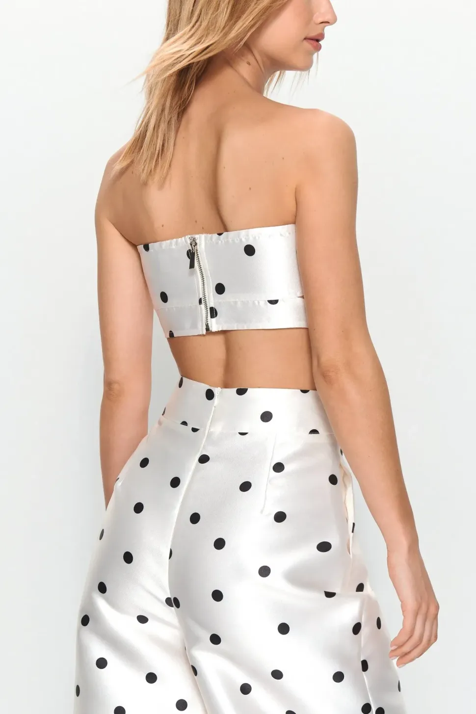 Satin Twill Printed Strappy Top