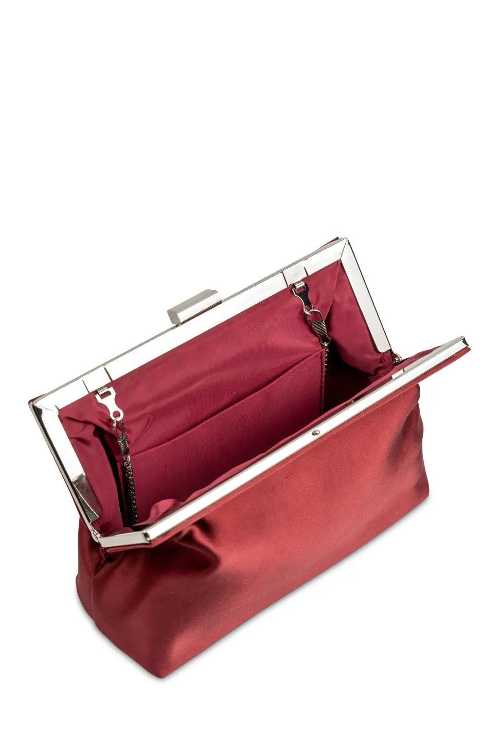 Satin 'Drury' Pouch Clutch Bag