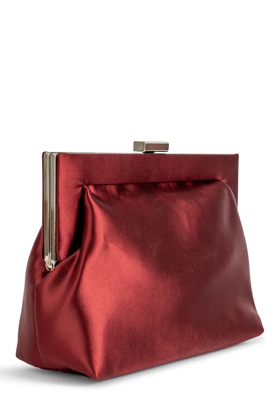Satin 'Drury' Pouch Clutch Bag