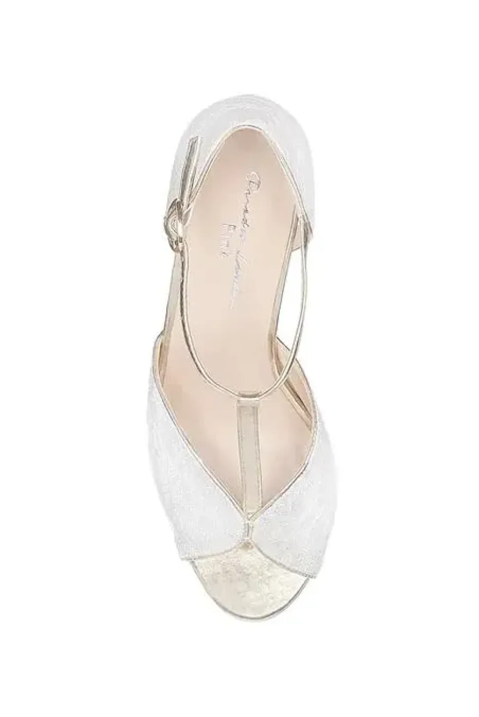 Satin 'Quentin' High Heel Block Heel T-Bar Sandal
