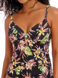 Savanna Sunset Plunge Tankini Top