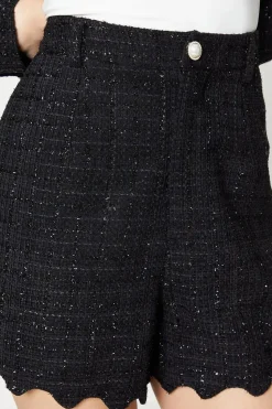 Scallop Edge Tweed Shorts