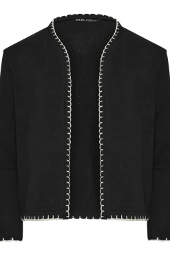 Scallop Hem Knitted Cardigan