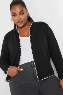 Scallop Hem Knitted Cardigan