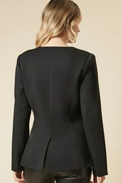 Scoop Neck Blazer