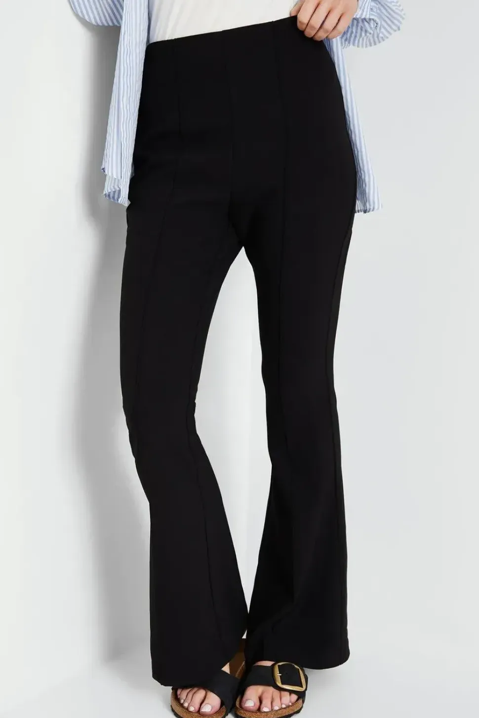 Seam Detail Kickflare Trouser