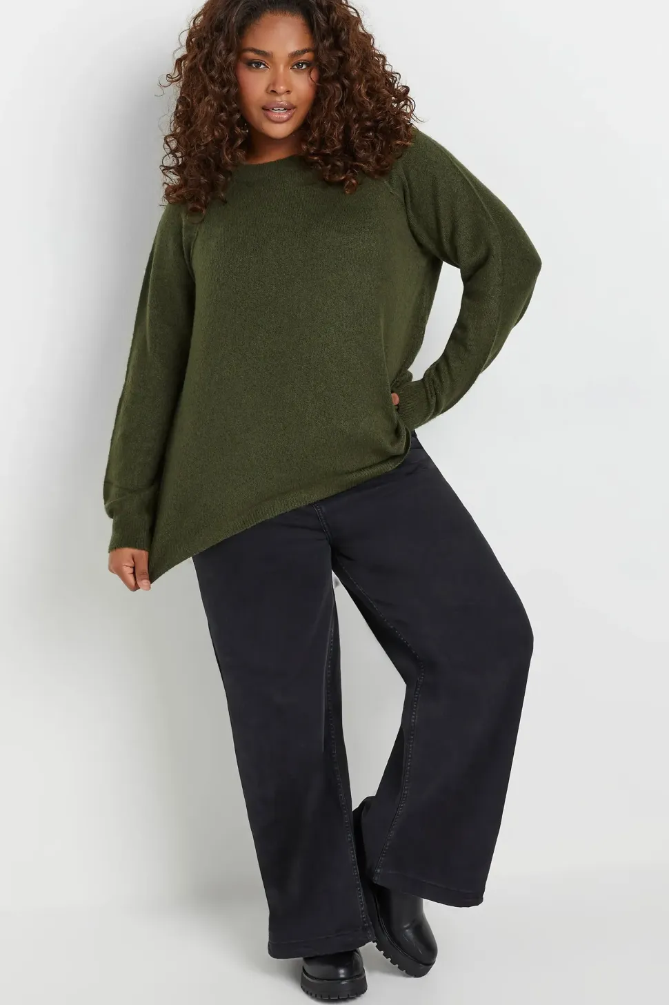 Seam Detail Knitted Jumper