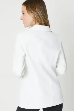 Seamed Double Breasted Blazer